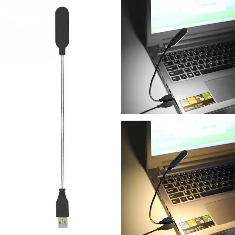 Travel Portable USB Reading Lamp Mini Led Book Light Night Lights Powered By Laptop Notebook Computer Christmas Gift Led Light