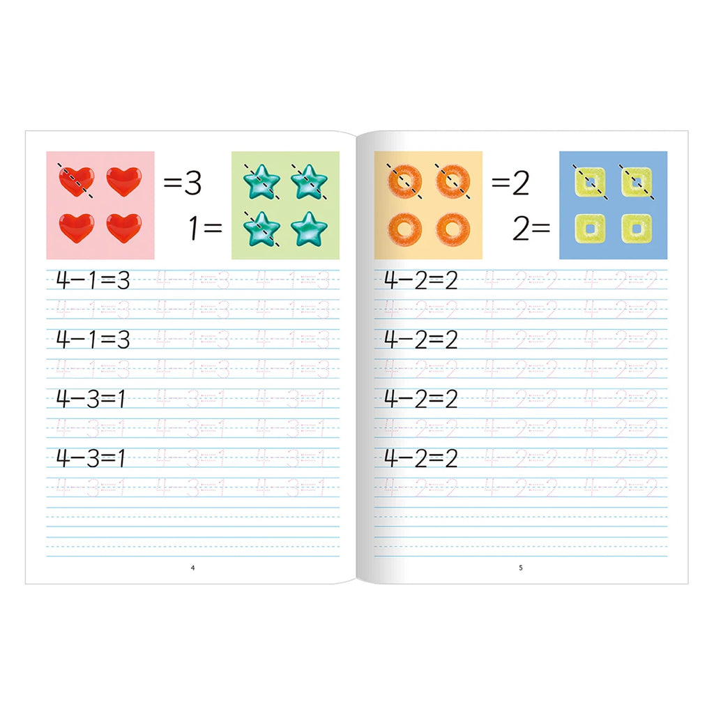 Children's Word Copying Book Alphabet Numbers Word Study Children's Head Start Series Spanish and English