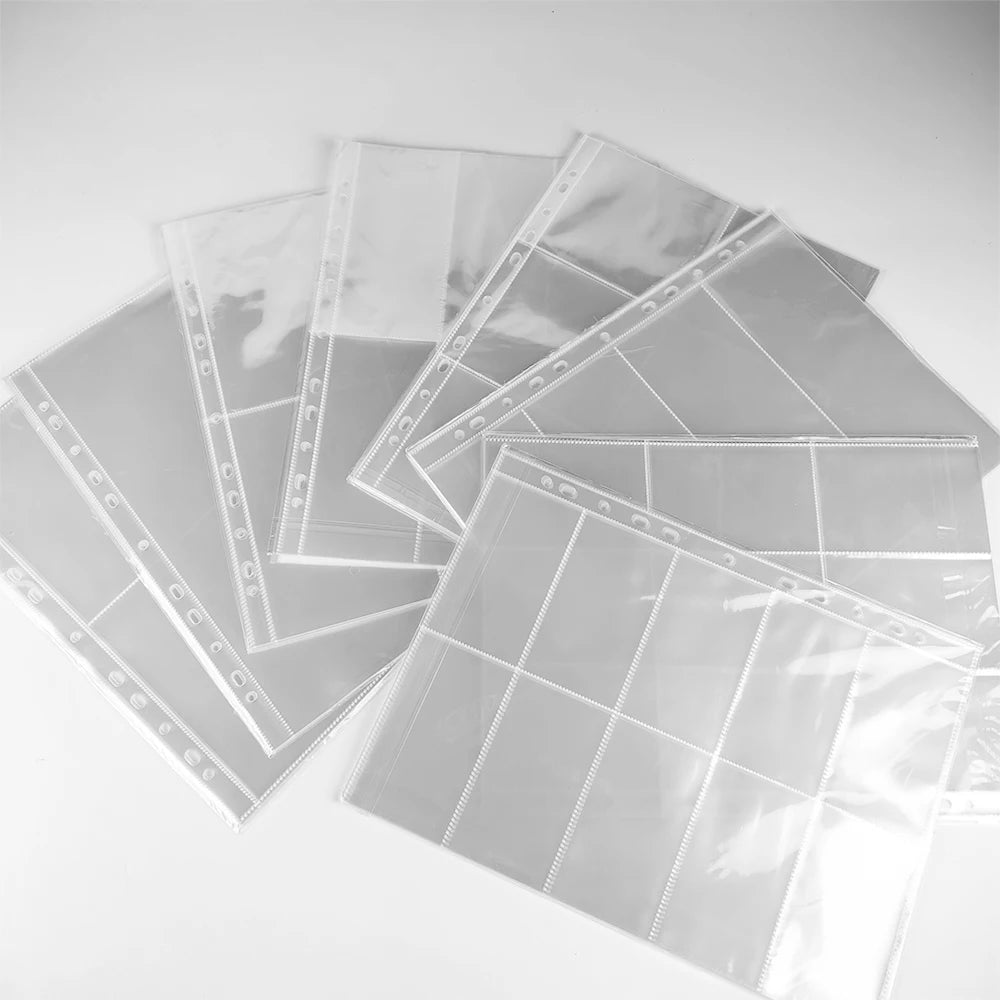 10pcs A4 11 Holes Photocard Binder Photo Album 4pcs index Refills 1/2/3/4/6/8/9/10 Pockets 10×15 Card Collector Book Scrapbook
