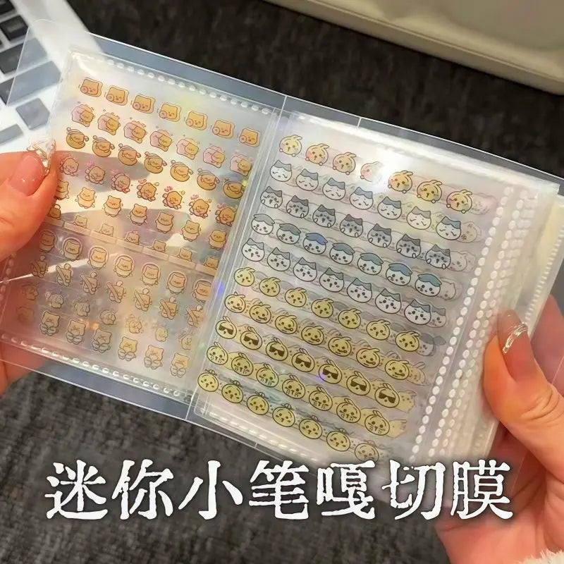 Hachiware Mini Deco Sticker 4000 Cute Usagi Chiikawa Nail Art Mini Sticker Handbook Material Nail Decoration Small Pattern