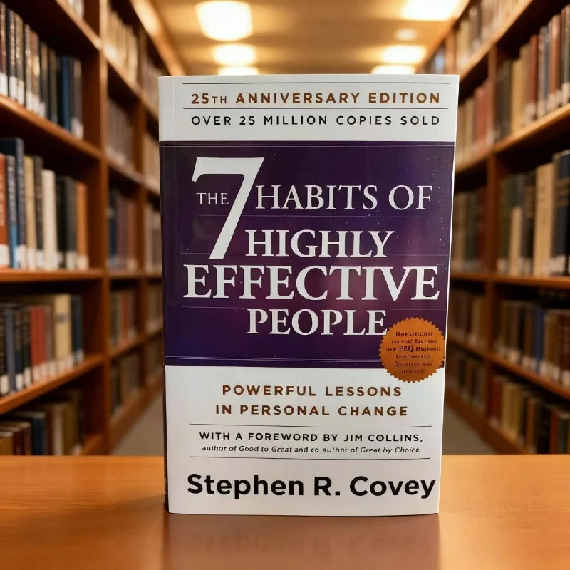 The 7 Habits of Highly Effective People By Stephen R. Covey in English Original Professional Management Reading Book