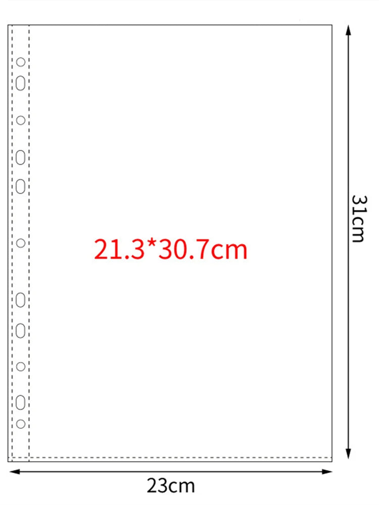 10pcs A4 11 Holes Photocard Binder Photo Album 4pcs index Refills 1/2/3/4/6/8/9/10 Pockets 10×15 Card Collector Book Scrapbook