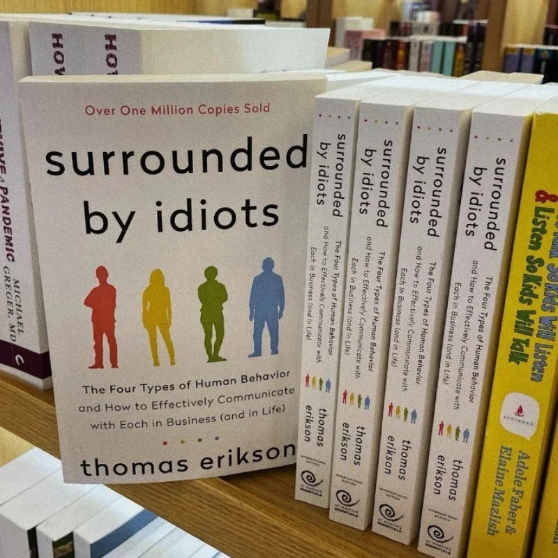 2025Surrounded By Idiots The Four Types of Human Behavior By Thomas Erikson English Book Bestseller Novel Libros Livros