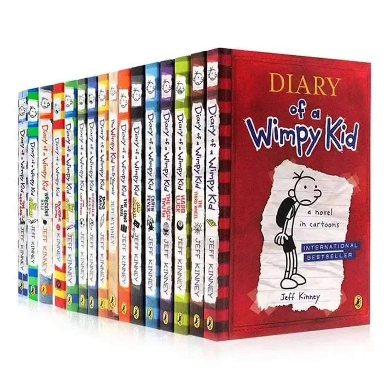 Diary Of Wimpy Kid English Book Children Fiction Books Manga Novel Books In English Manga Books Early Childhood Education Gifts
