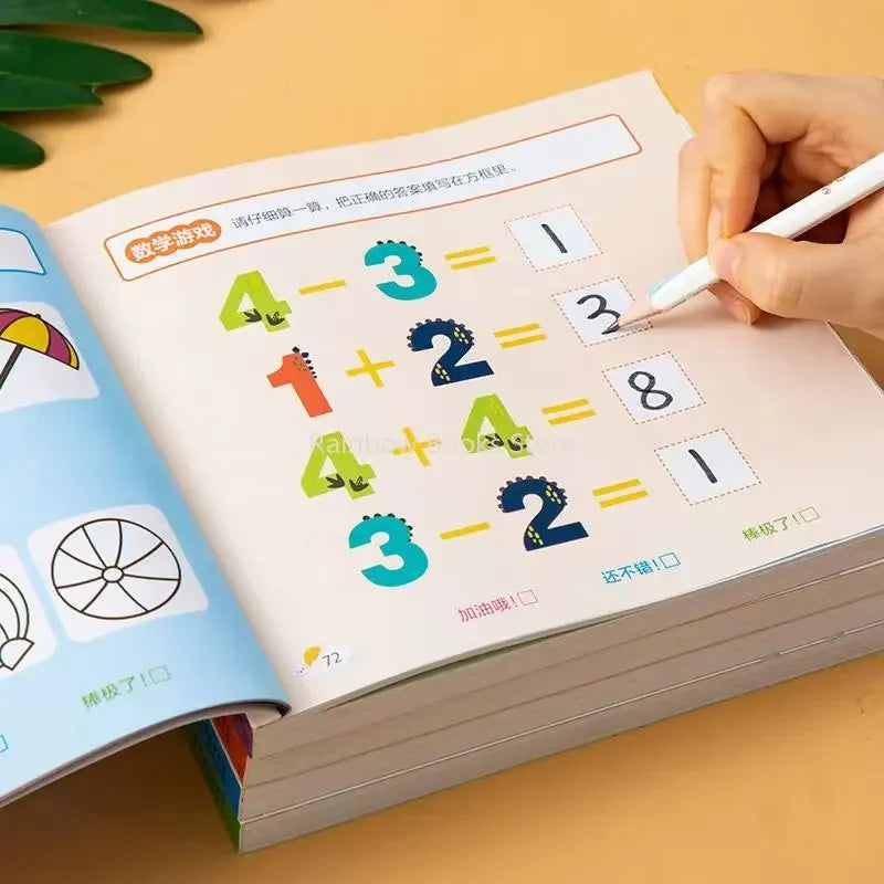New Children Whole Brain Intelligence Potential Textbook 2-6 Year Old Develop Brain Thinking Logic Concentration Training Book