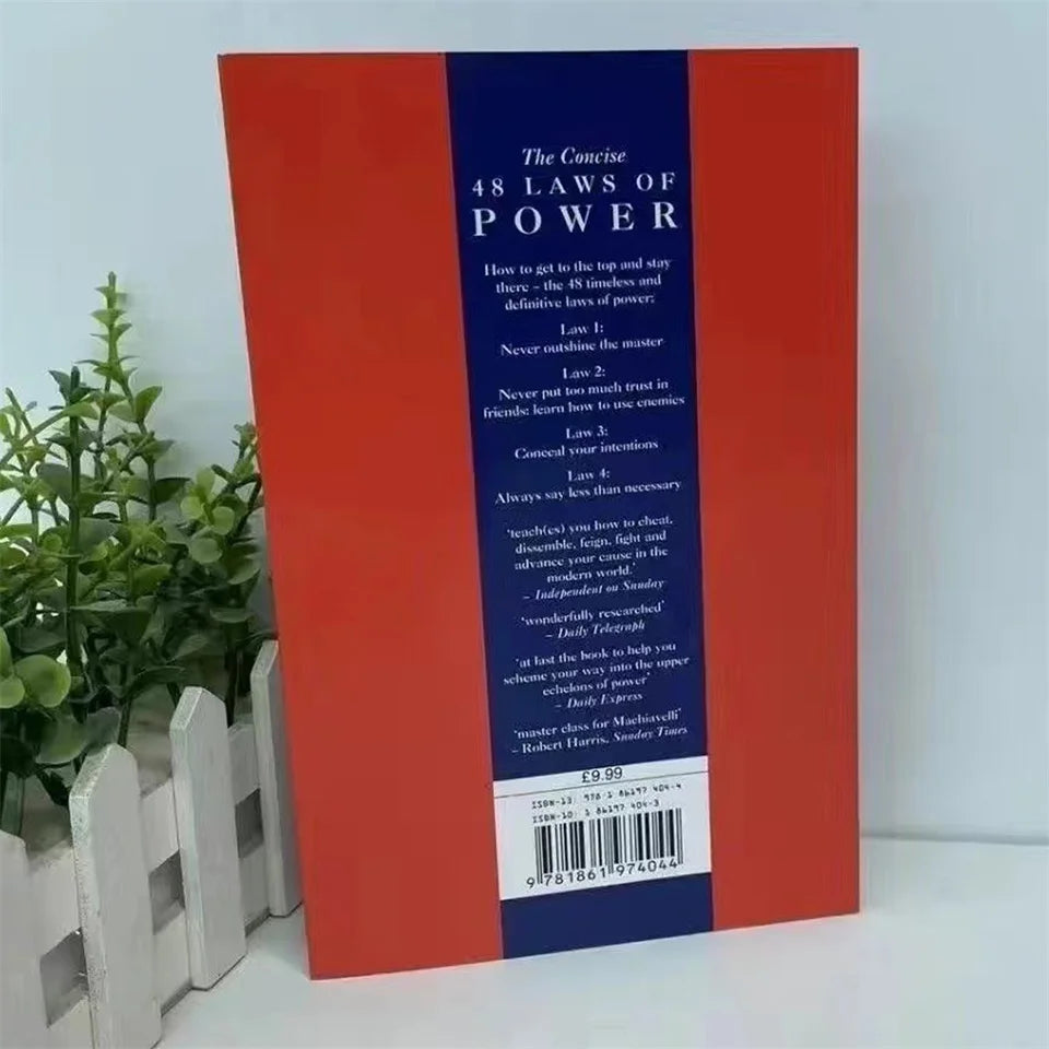 2025 Hot The Concise 48 Laws of Power English Book By Robert Greene Political Leadership Political Philosophy Motivation Books