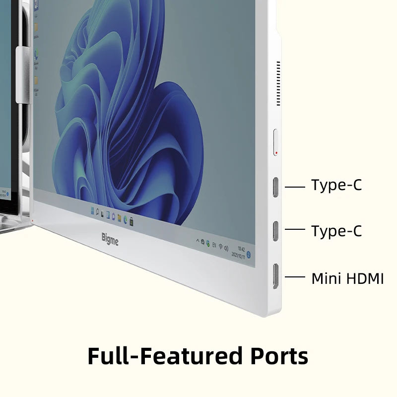 BIGME ePaper Monitor B13, 13.3'' e-ink Display, 36-level cold & warm light, HD 3K 3200*2400, support Windows, Mac, Android, iOS