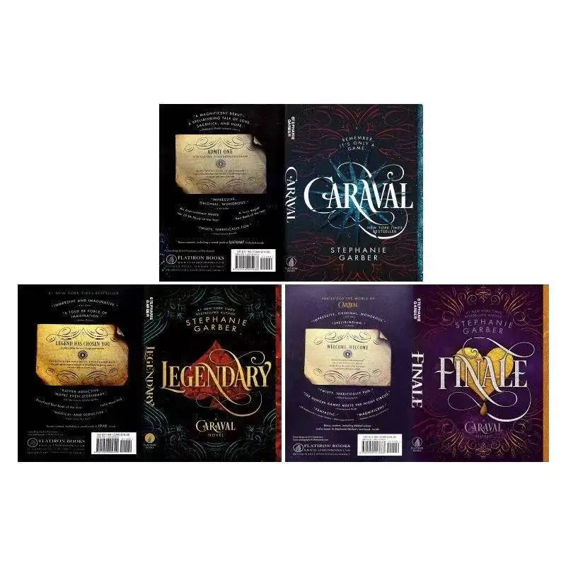 3 Books/set English Version of Novel A Caravan Sailing Ships 1-3 Volumes Paperback