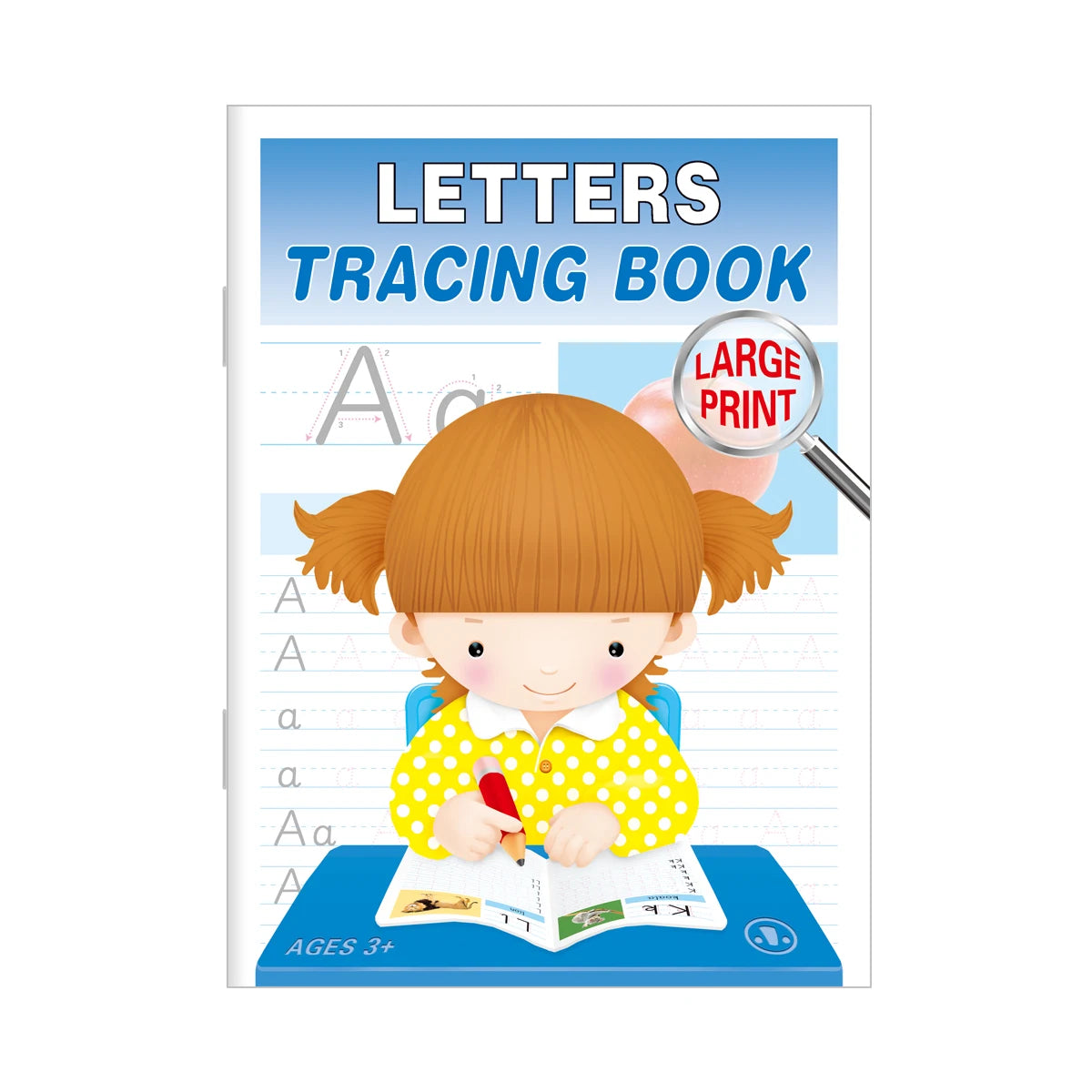 Children's Word Copying Book Alphabet Numbers Word Study Children's Head Start Series Spanish and English