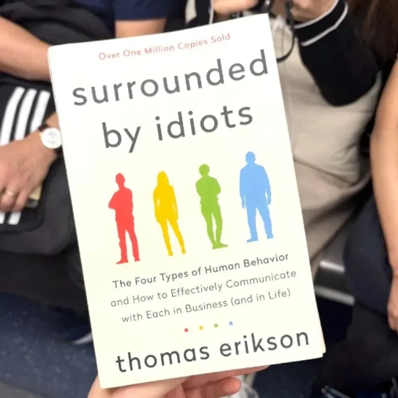 2025Surrounded By Idiots The Four Types of Human Behavior By Thomas Erikson English Book Bestseller Novel Libros Livros