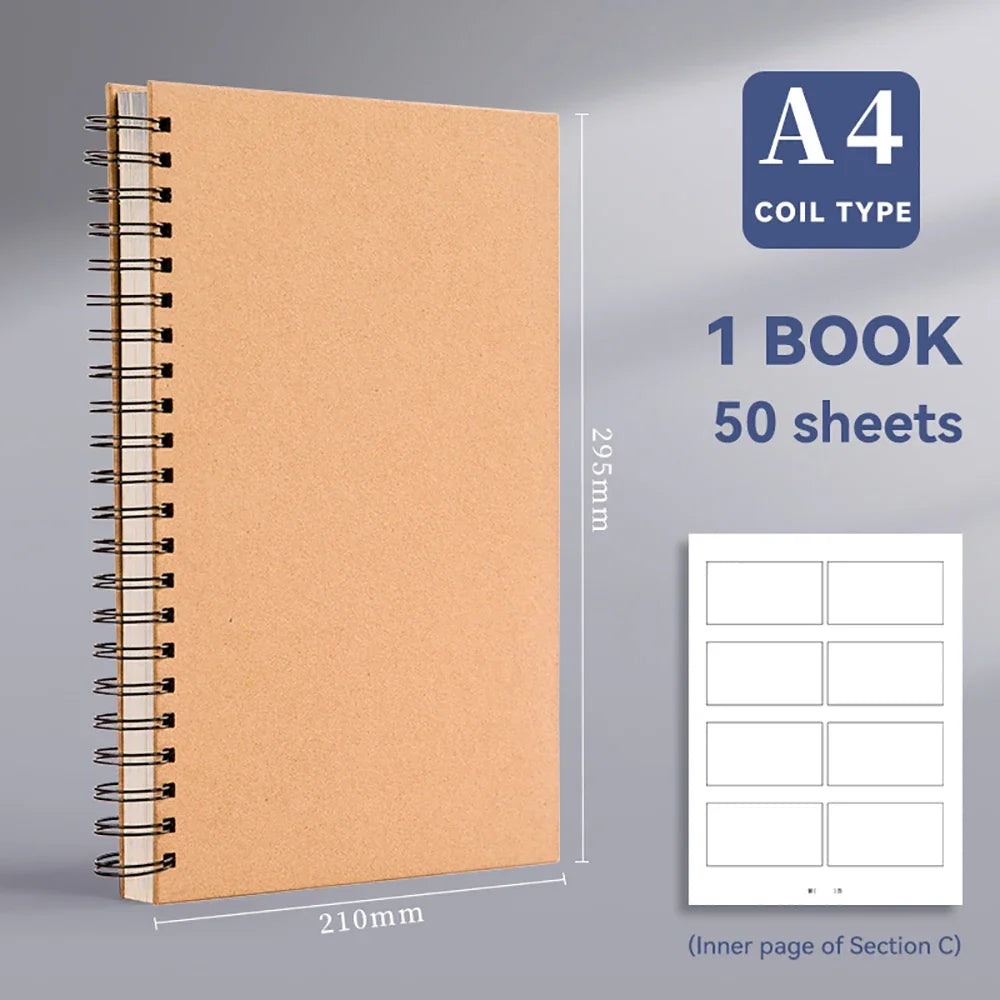 50 Page/Book Creative Anime Split Screen Notebook Movie Comic Storyboard Sheet Draft Paper Book DIY Drawing Sketchook Supplies