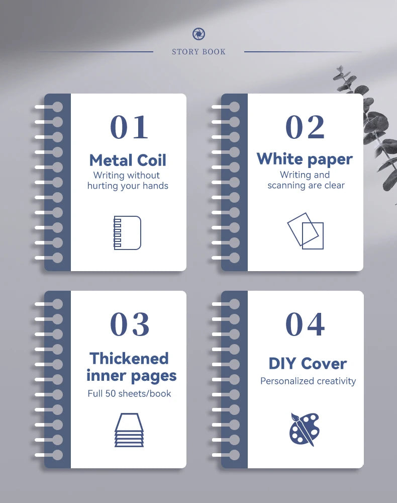 50 Page/Book Creative Anime Split Screen Notebook Movie Comic Storyboard Sheet Draft Paper Book DIY Drawing Sketchook Supplies