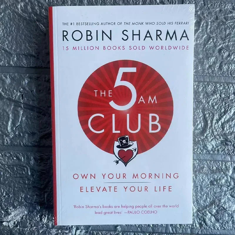 The 5AM Club By Robin Sharma Own Your Morning Elevate Your Life English Book Psicologia  Libros  Book  Books Psychology