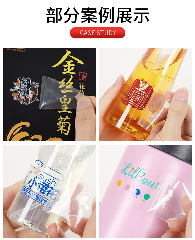 Custom 3D Transfer Sticker Hollow Logo Personality Self Adhesive DIY Waterproof