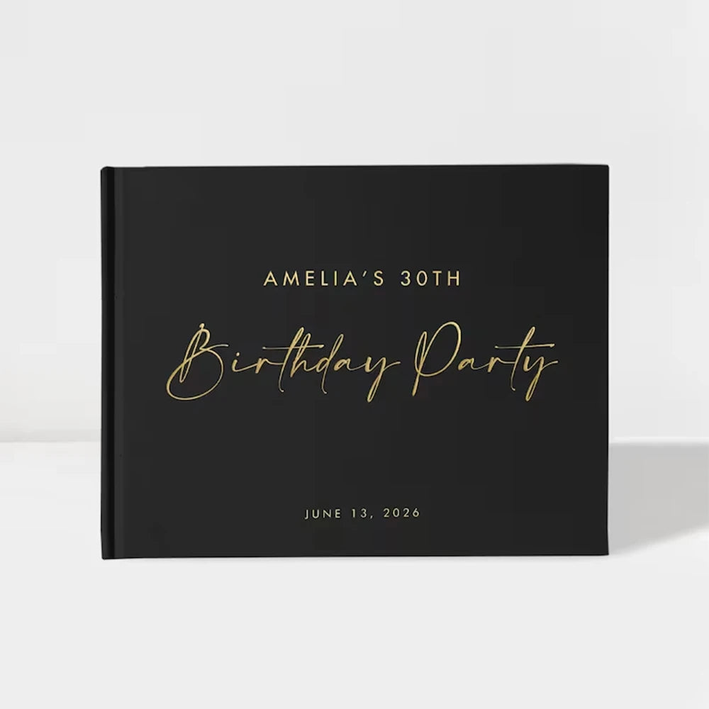 Personalized Wedding Guest Book Custom Photo Albums Elegant Mr And Mrs Couples Hardback Keepsake Book White Guest Book