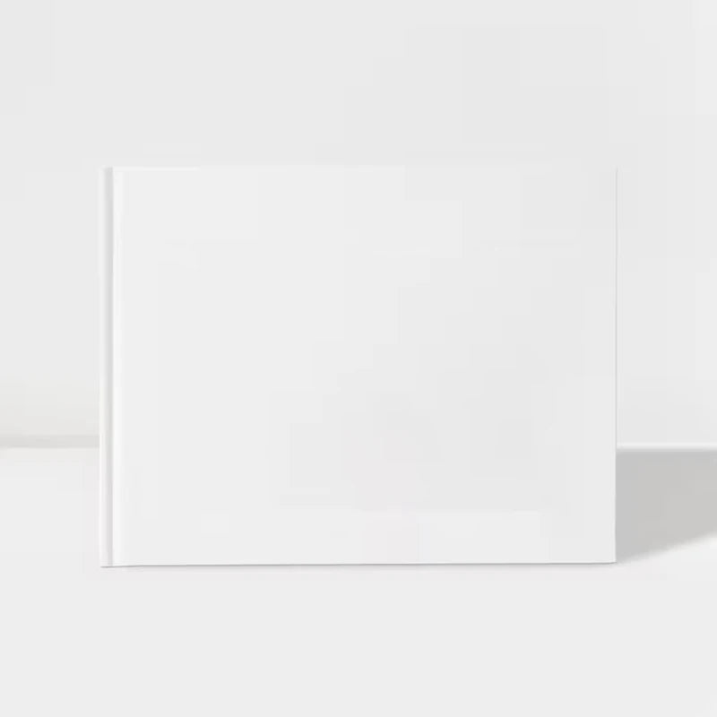 Personalized Wedding Guest Book Custom Photo Albums Elegant Mr And Mrs Couples Hardback Keepsake Book White Guest Book