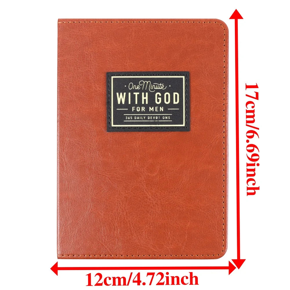 A Minute with God: Men's Devotional Christian Art Gifts, Christian Devotional Books, Christian Life Books