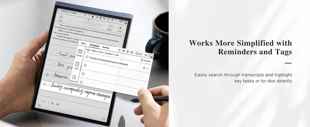 iFLYTEK AINOTE Air 2 AI E Ink Tablet Smart Paper Note-Taking Tablet with Stylus ChatGPT-Powered Multi-Language Transcription