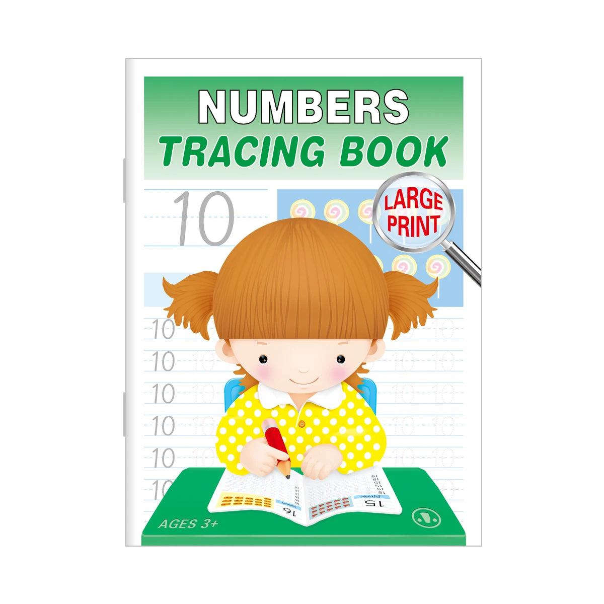 Children's Word Copying Book Alphabet Numbers Word Study Children's Head Start Series Spanish and English