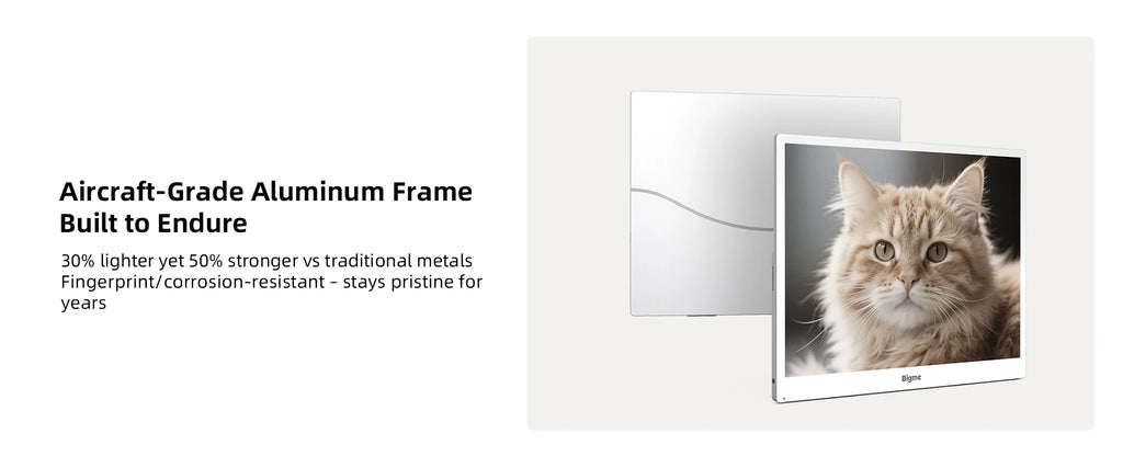 BIGME ePaper Monitor B13, 13.3'' e-ink Display, 36-level cold & warm light, HD 3K 3200*2400, support Windows, Mac, Android, iOS