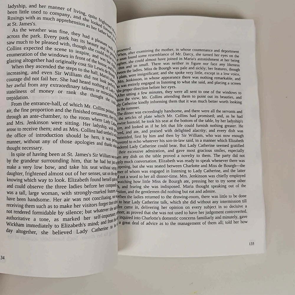 Pride and Prejudice Jane Austen Novel Paperback English book