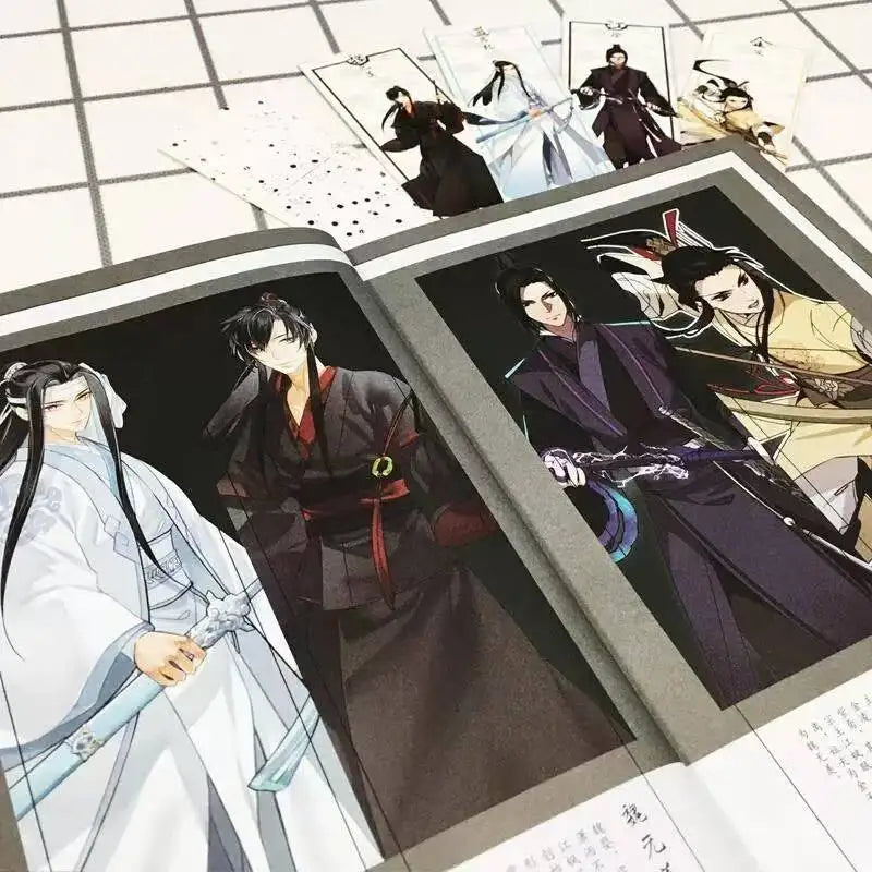 1 Book Grandmaster of Demonic Cultivation  Chi Di Yun Qin Ji Comic Book Vol.1-3 Wei Wuxian, Lan Wangji Ancient  Manga Books