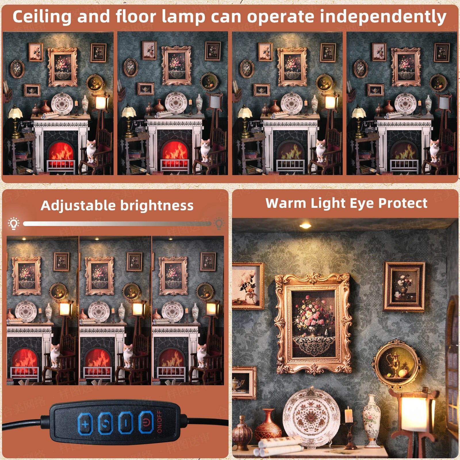 Book Nook Kit Holiday Bookstore DIY 3D Wooden Puzzle Dollhouse Photo frame ornament Model Bookend Building Home Decoration