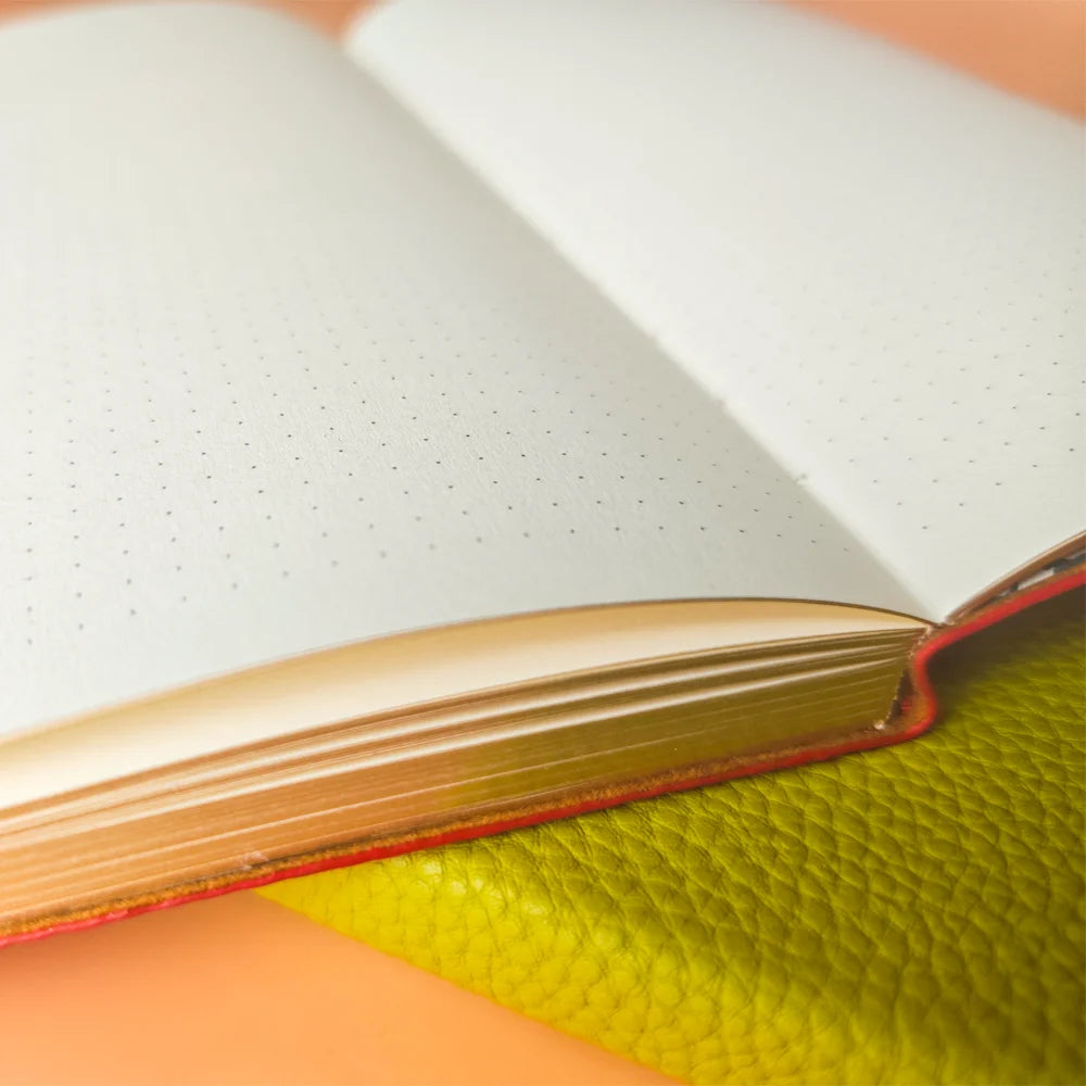 a5 dotted Notebooks soft cover Creative trend composition diary portable With back bag Journal dot Notebooks  Stationery