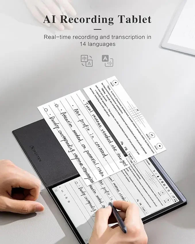 iFLYTEK AINOTE Air 2 AI E Ink Tablet Smart Paper Note-Taking Tablet with Stylus ChatGPT-Powered Multi-Language Transcription