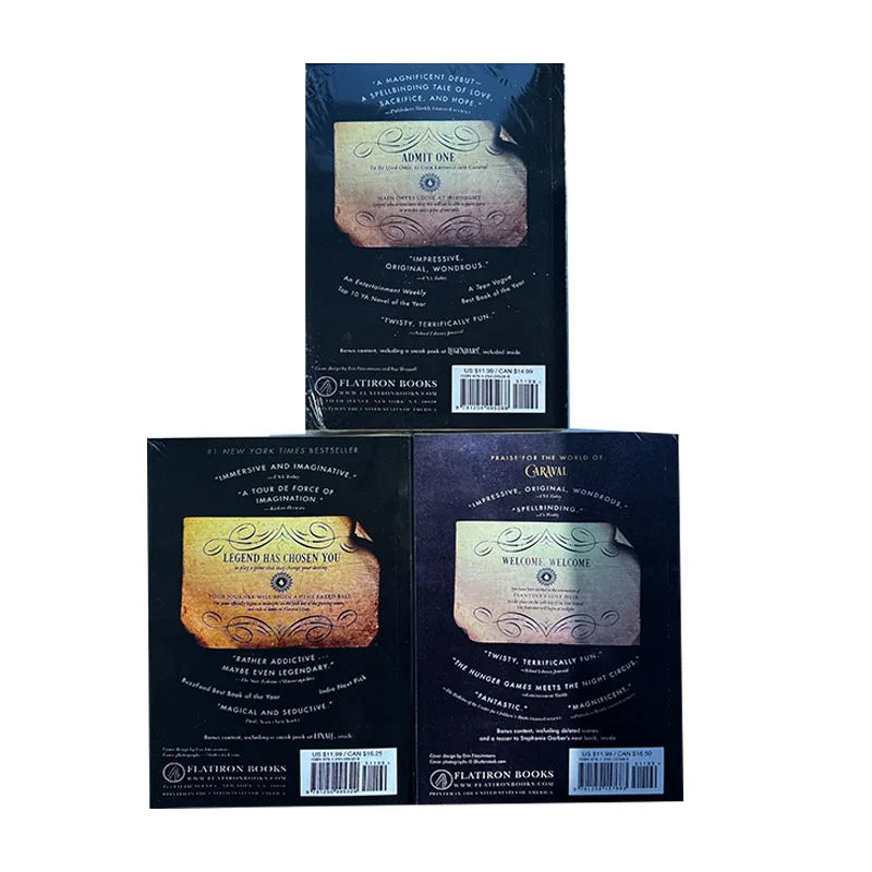 3 Books/set English Version of Novel A Caravan Sailing Ships 1-3 Volumes Paperback