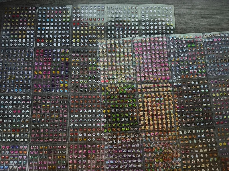 Hachiware Mini Deco Sticker 4000 Cute Usagi Chiikawa Nail Art Mini Sticker Handbook Material Nail Decoration Small Pattern
