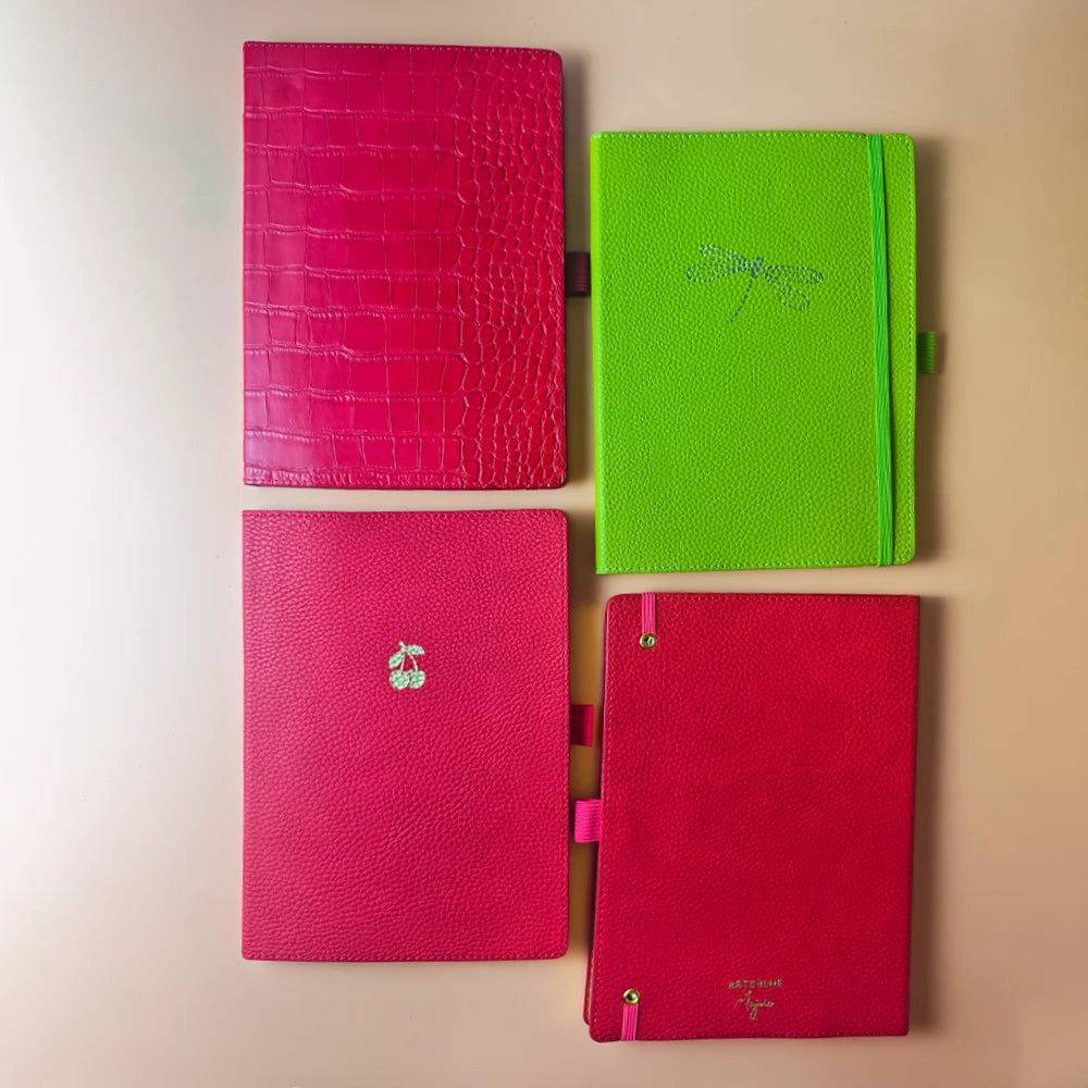 a5 dotted Notebooks soft cover Creative trend composition diary portable With back bag Journal dot Notebooks  Stationery