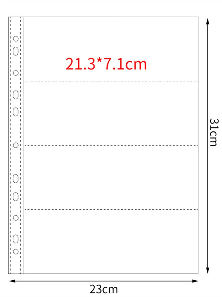 10pcs A4 11 Holes Photocard Binder Photo Album 4pcs index Refills 1/2/3/4/6/8/9/10 Pockets 10×15 Card Collector Book Scrapbook
