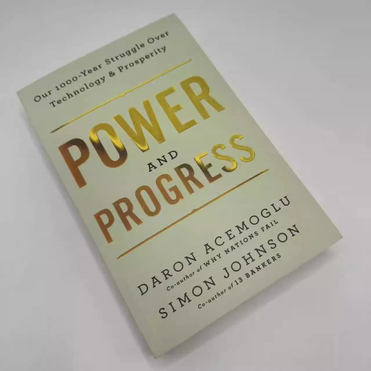 Power And Progress Our 1000-year Struggle Over Technology & Prosperity English Book