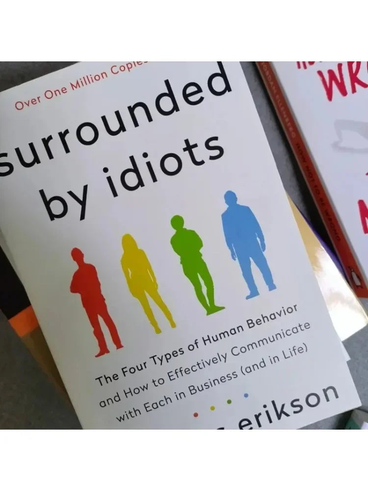 2025Surrounded By Idiots The Four Types of Human Behavior By Thomas Erikson English Book Bestseller Novel Libros Livros
