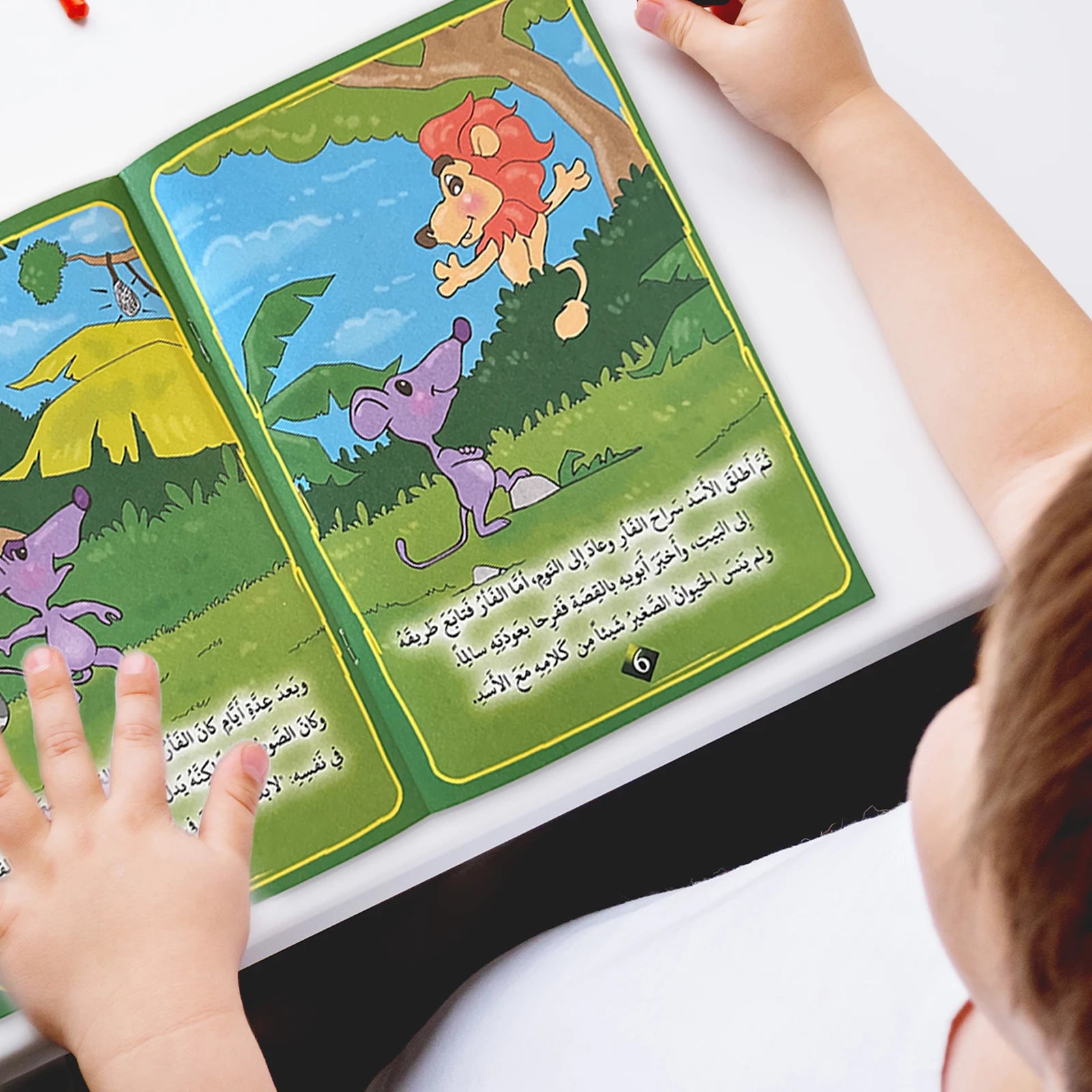 1 Set of 6 Arabic Children's Storybooks Parenting Reading Time Children's Puzzle Early Learning Books Gifts