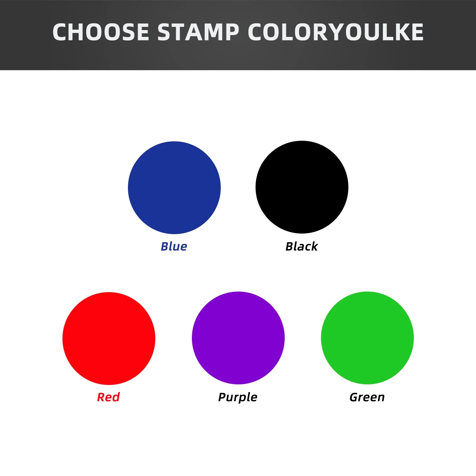Customizable Self-Inking Stamps,Large Size Self Inking Custom Text Stamp,Choose from Many Fonts & 5 Ink Colors ﻿