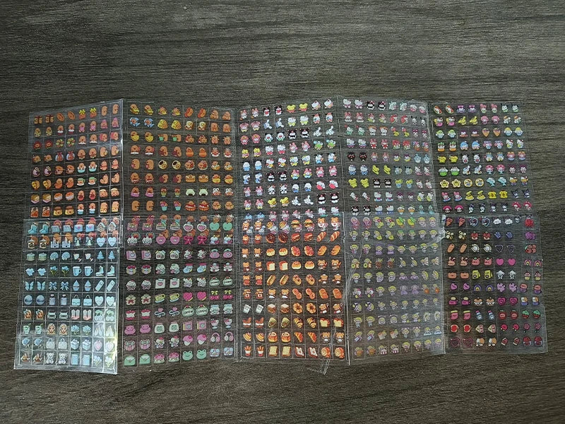 Hachiware Mini Deco Sticker 4000 Cute Usagi Chiikawa Nail Art Mini Sticker Handbook Material Nail Decoration Small Pattern