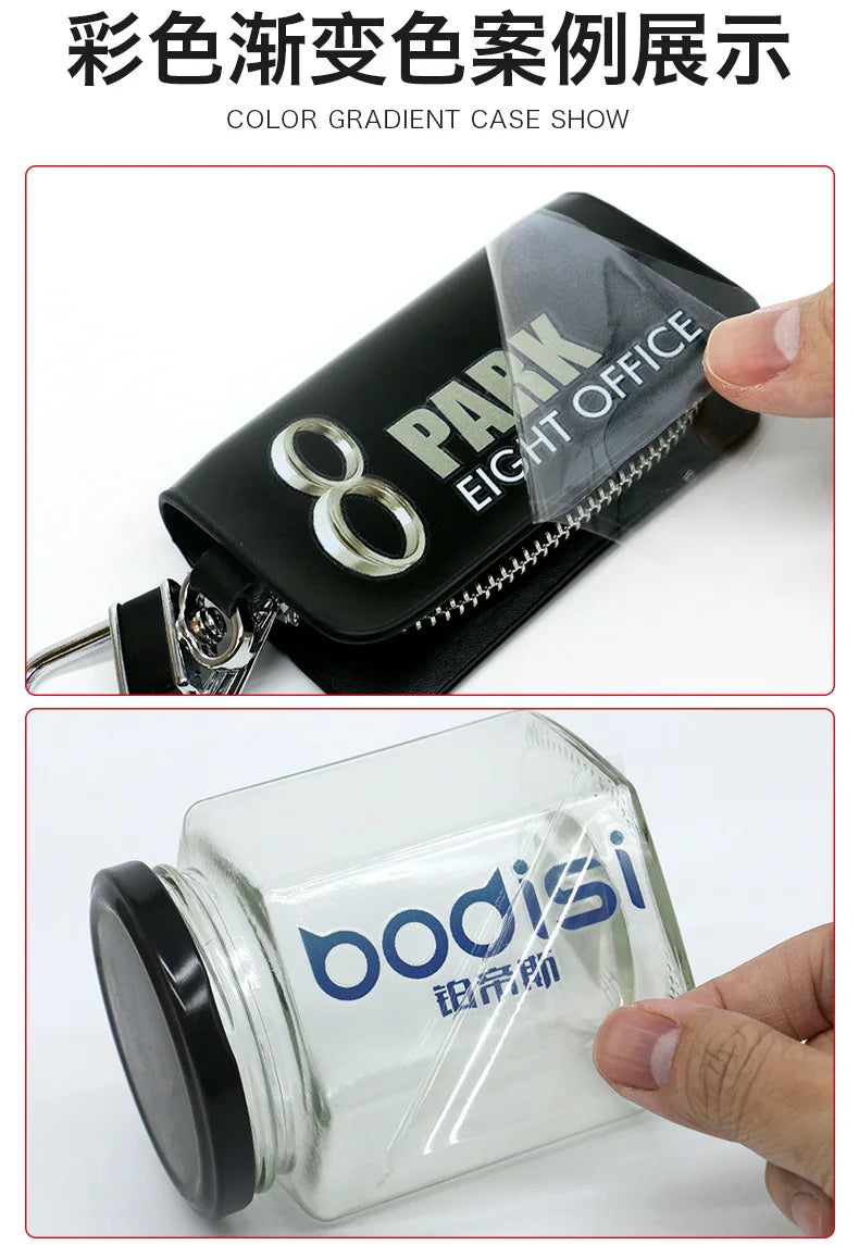 Custom 3D Transfer Sticker Hollow Logo Personality Self Adhesive DIY Waterproof