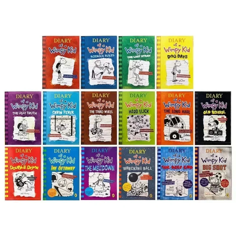 Diary Of Wimpy Kid English Book Children Fiction Books Manga Novel Books In English Manga Books Early Childhood Education Gifts