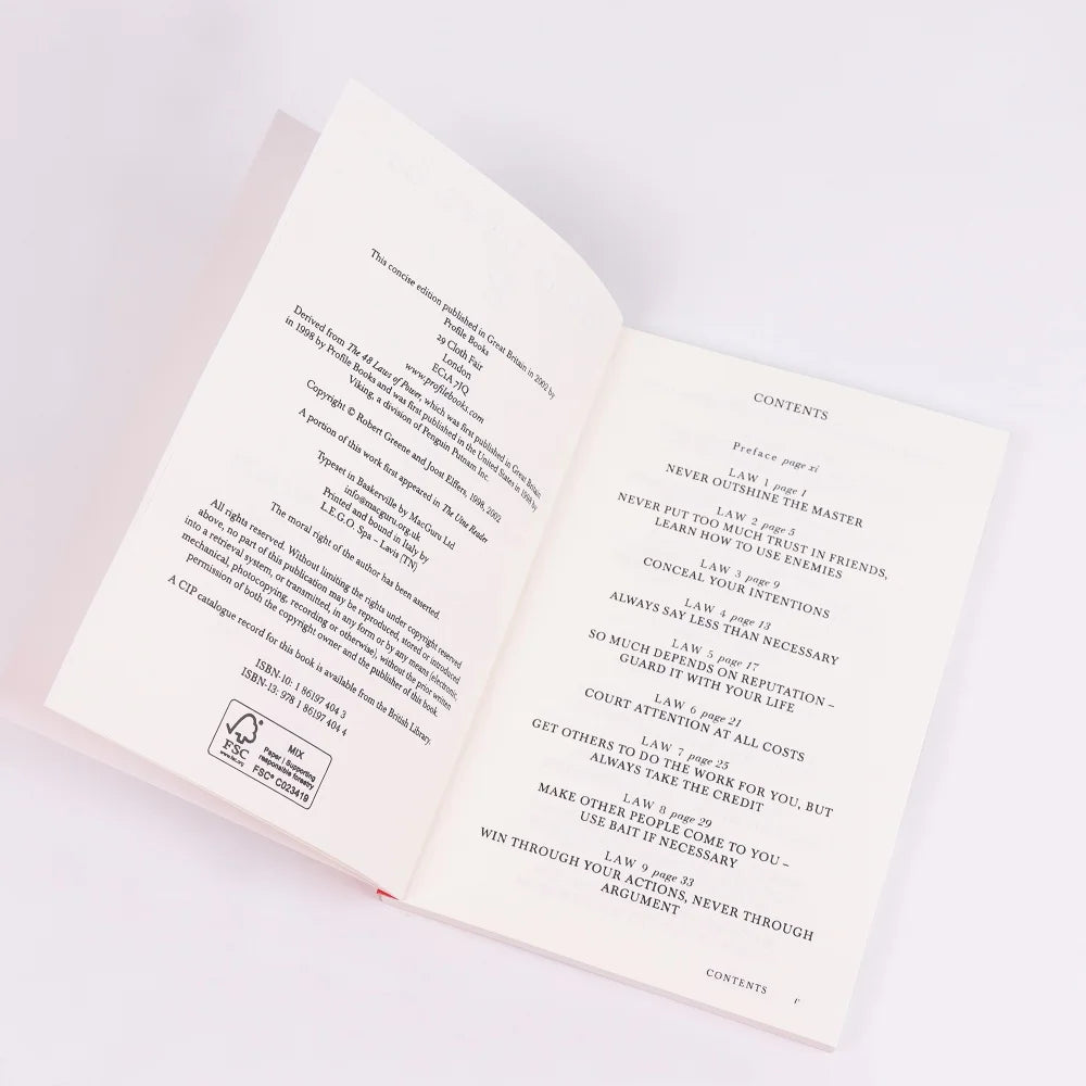 The Concise 48 Laws of Power English Book By Robert Greene Political Leadership Political Philosophy Motivation Books For Adult