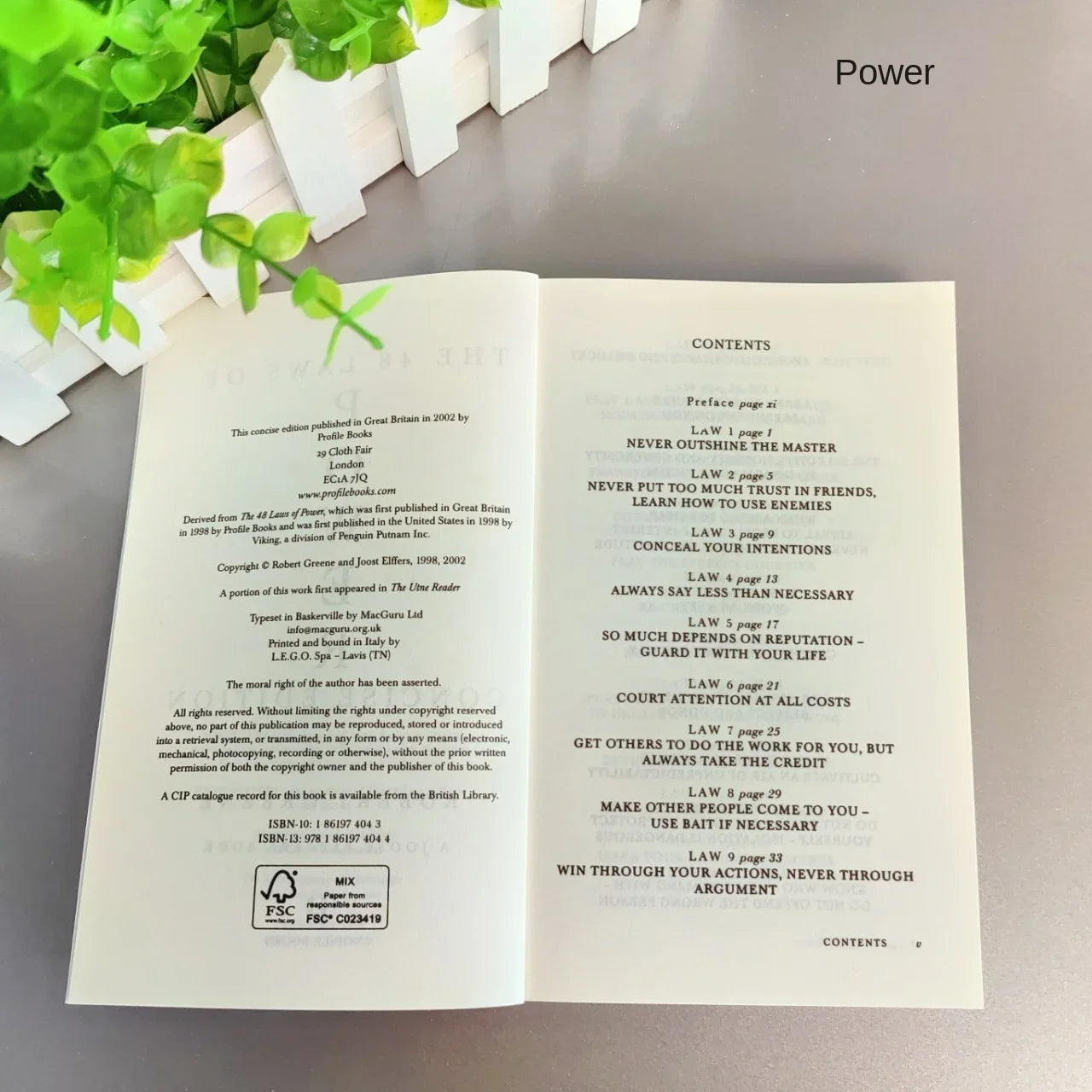 The Concise 48 Laws of Power English Book By Robert Greene Political Leadership Political Philosophy Motivation Books for Adult