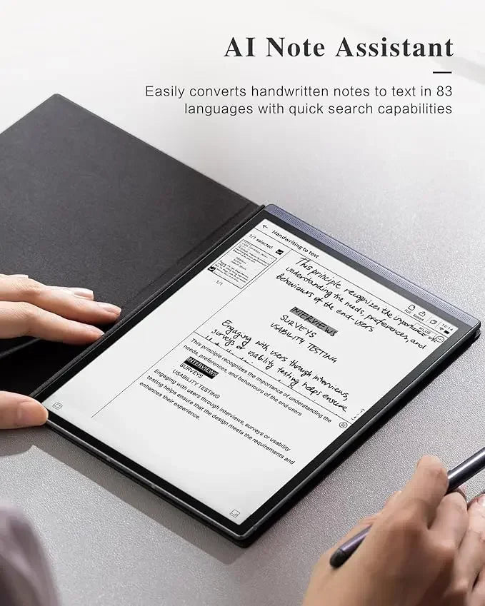 iFLYTEK AINOTE Air 2 AI E Ink Tablet Smart Paper Note-Taking Tablet with Stylus ChatGPT-Powered Multi-Language Transcription